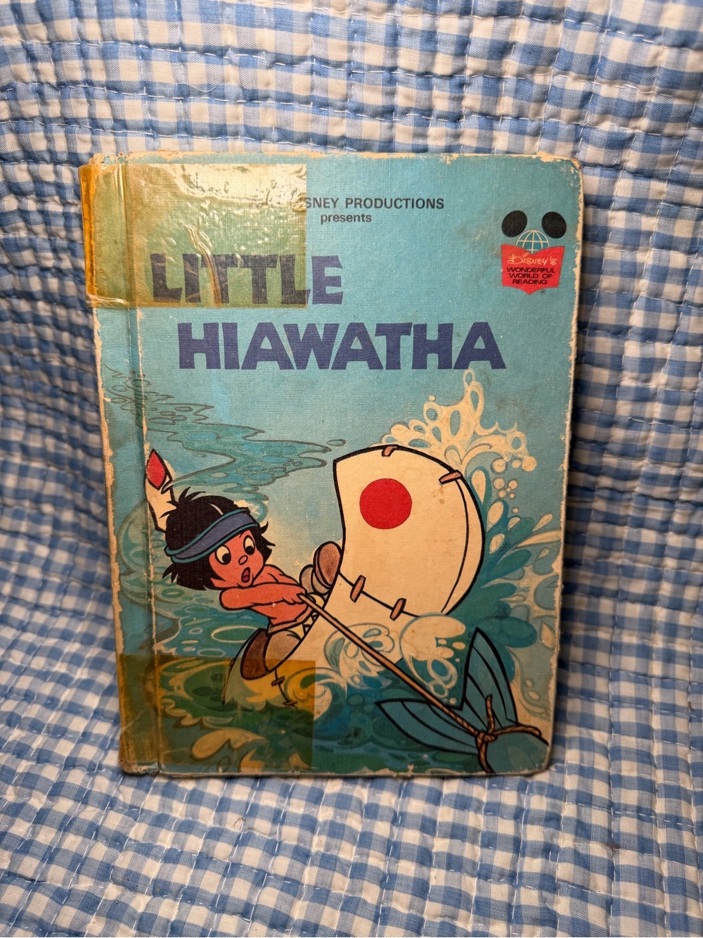 Vintage 1978 Walt Disney's "Little Hiawatha" Hardcover Book Club Edition